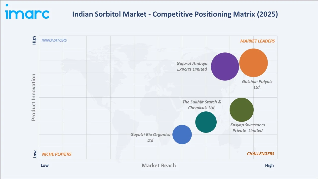 Indian Sorbitol Market Competitive Positioning Matrix