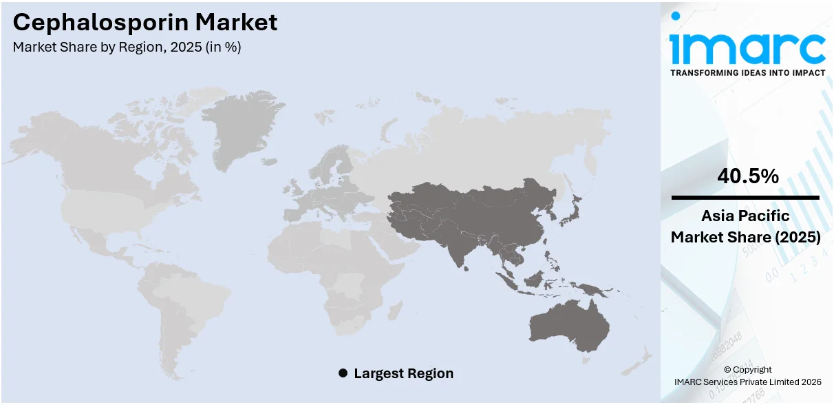 Cephalosporin Market By Region