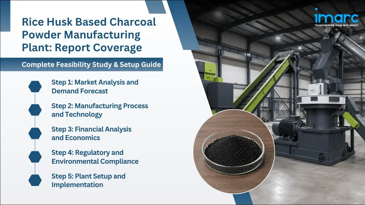 Rice Husk Based Charcoal Powder Manufacturing Plant Project Report