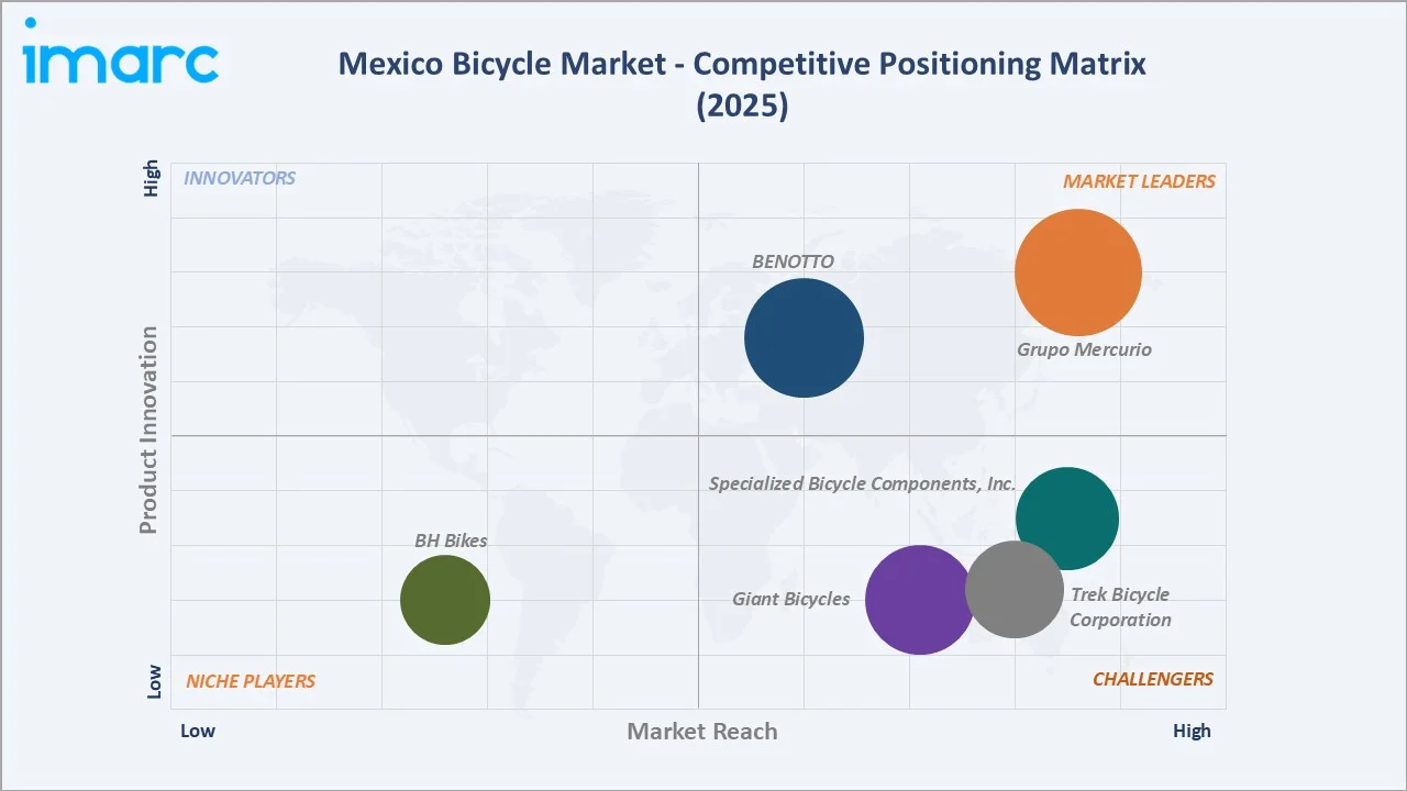 Mexico Bicycle Market By Competitive Positioning Matrix