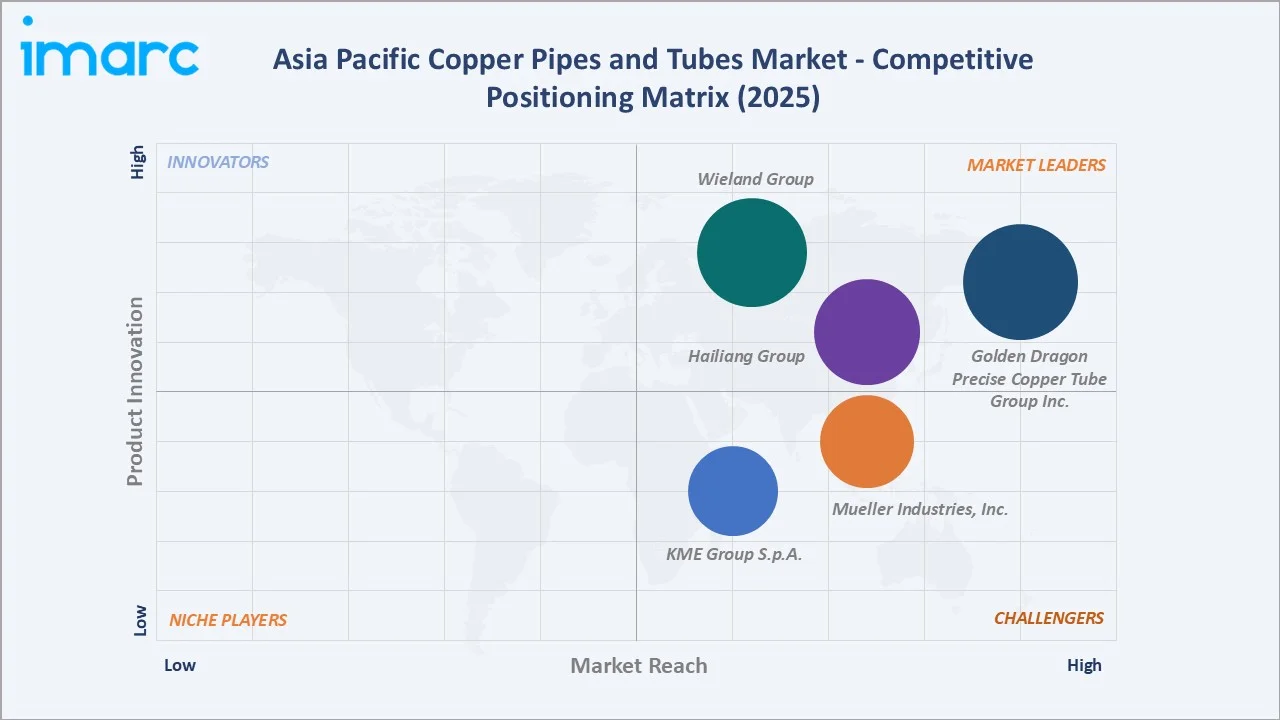 Asia Pacific Copper Pipes and Tubes Market By Competitive Positioning Matrix