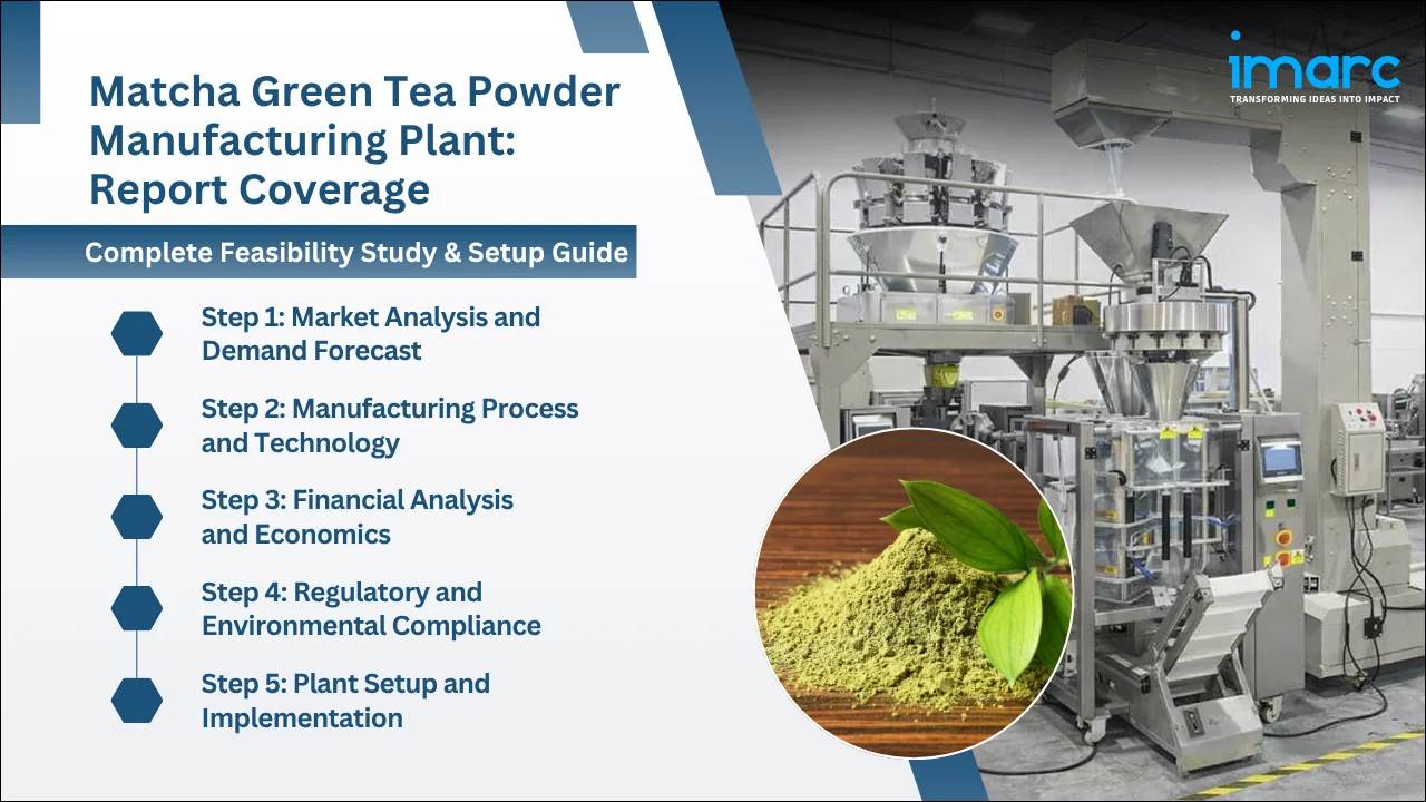 Matcha Green Tea Powder Manufacturing Plant