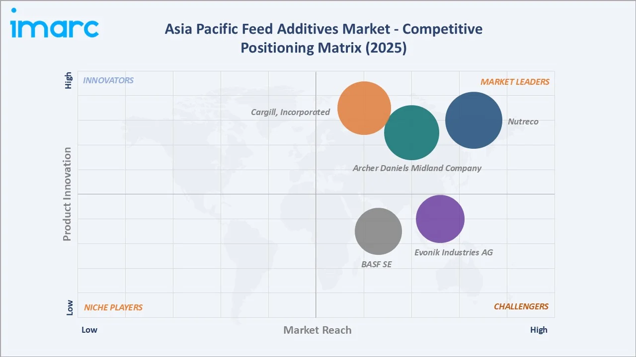 Asia Pacific Feed Additives Market By Competitive Positioning Matrix