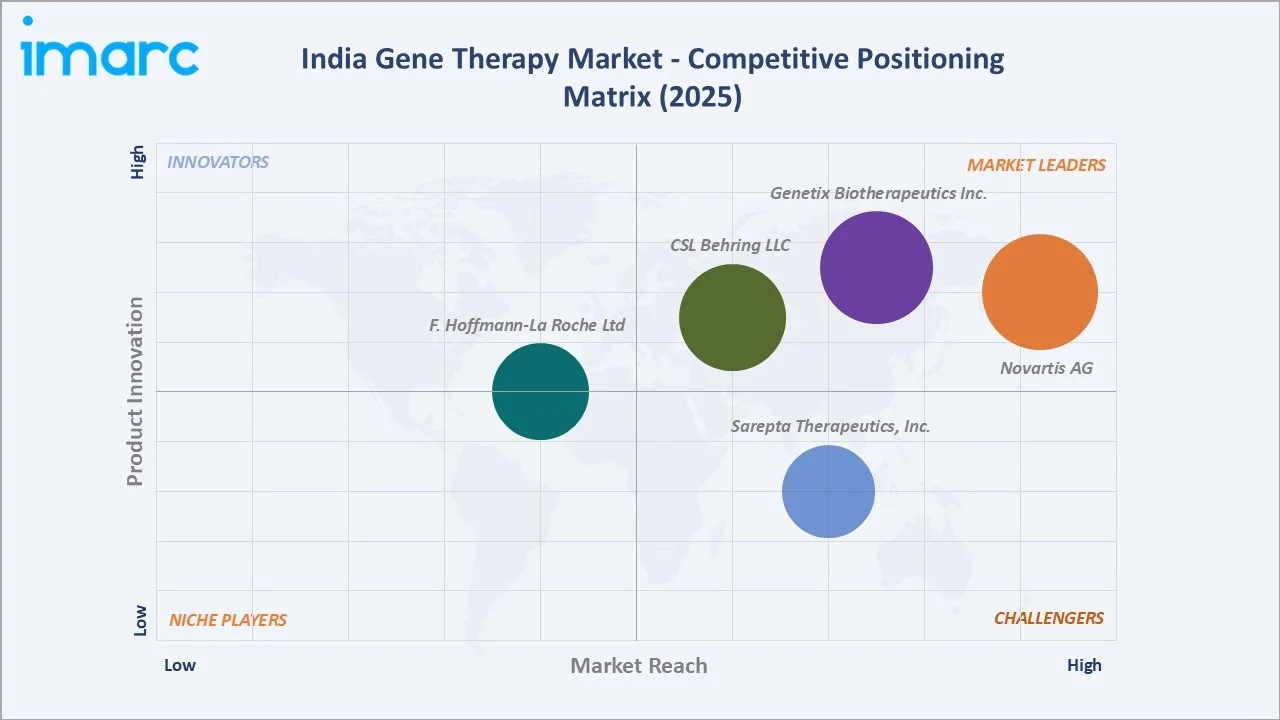 India Gene Therapy Market By Competitive Positioning Matrix