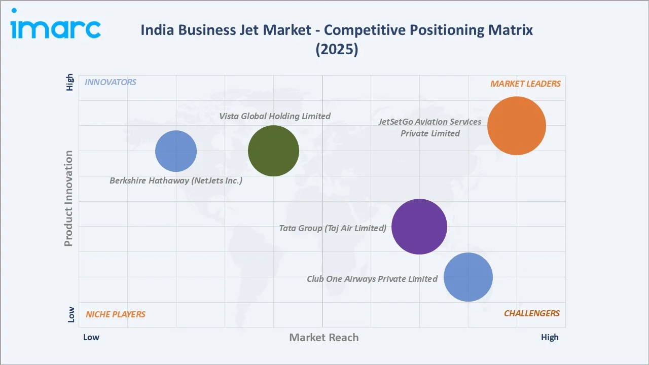 India Business Jet Market Competitive Positioning Matrix