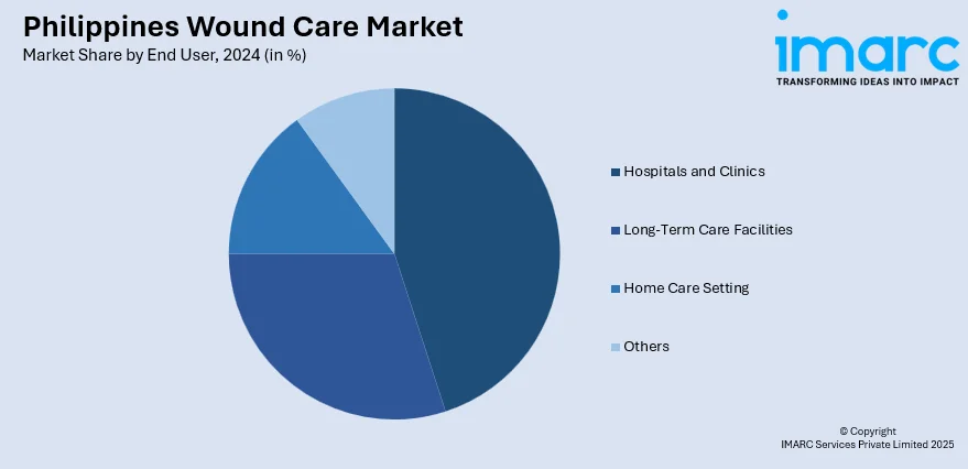 philippines wound care market By End User