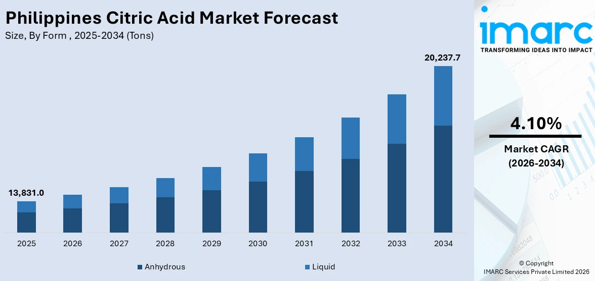 Philippines Citric Acid Market Size