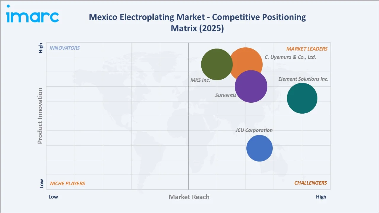 Mexico Electroplating Market Competitive Positioning Matrix