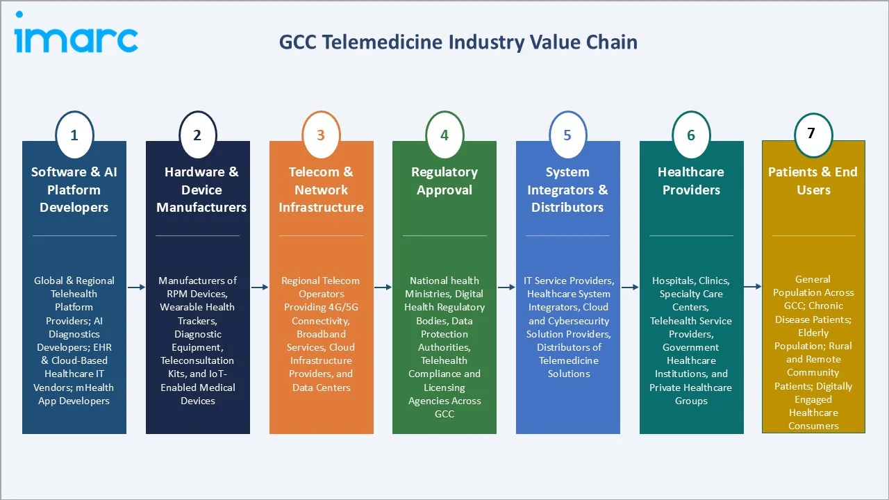 GCC Telemedicine Market Value Chain