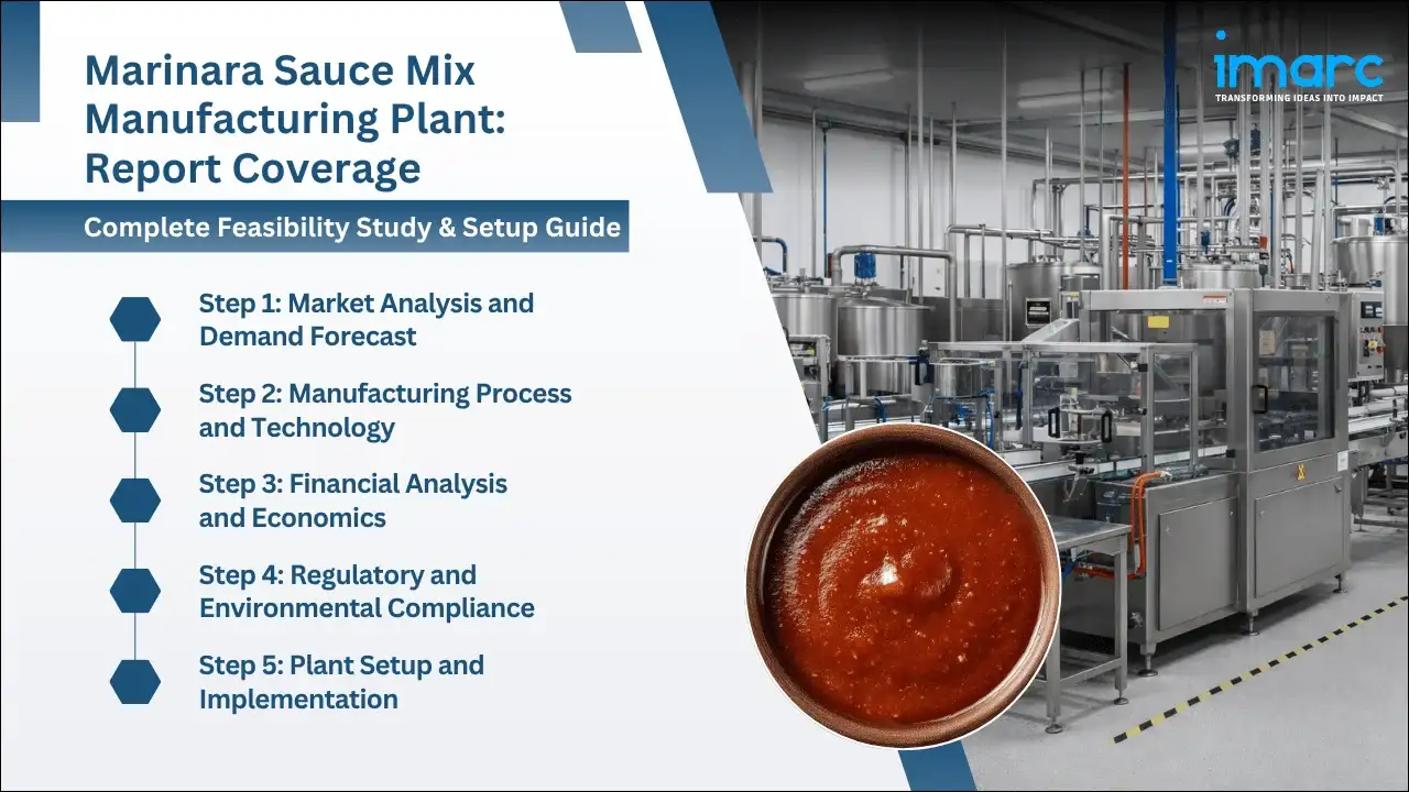 Marinara Sauce Mix Manufacturing Plant