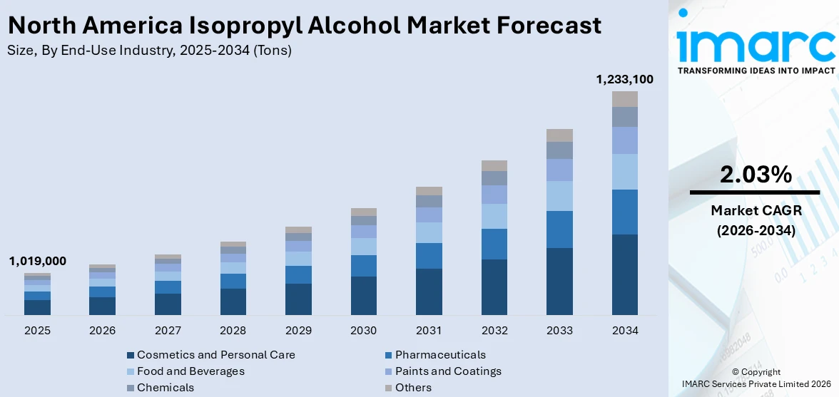 North America Isopropyl Alcohol Market Size