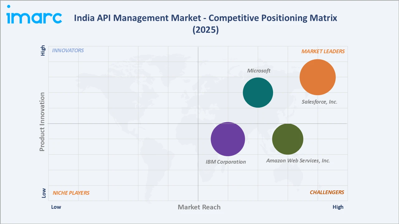 India API ManagementCompetitive Positioning Matrix