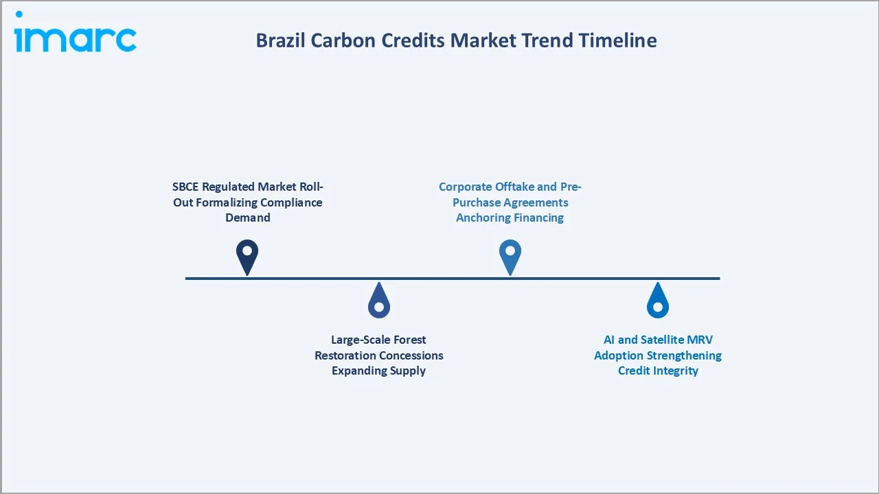 Brazil Carbon Credits Market Trend Timeline