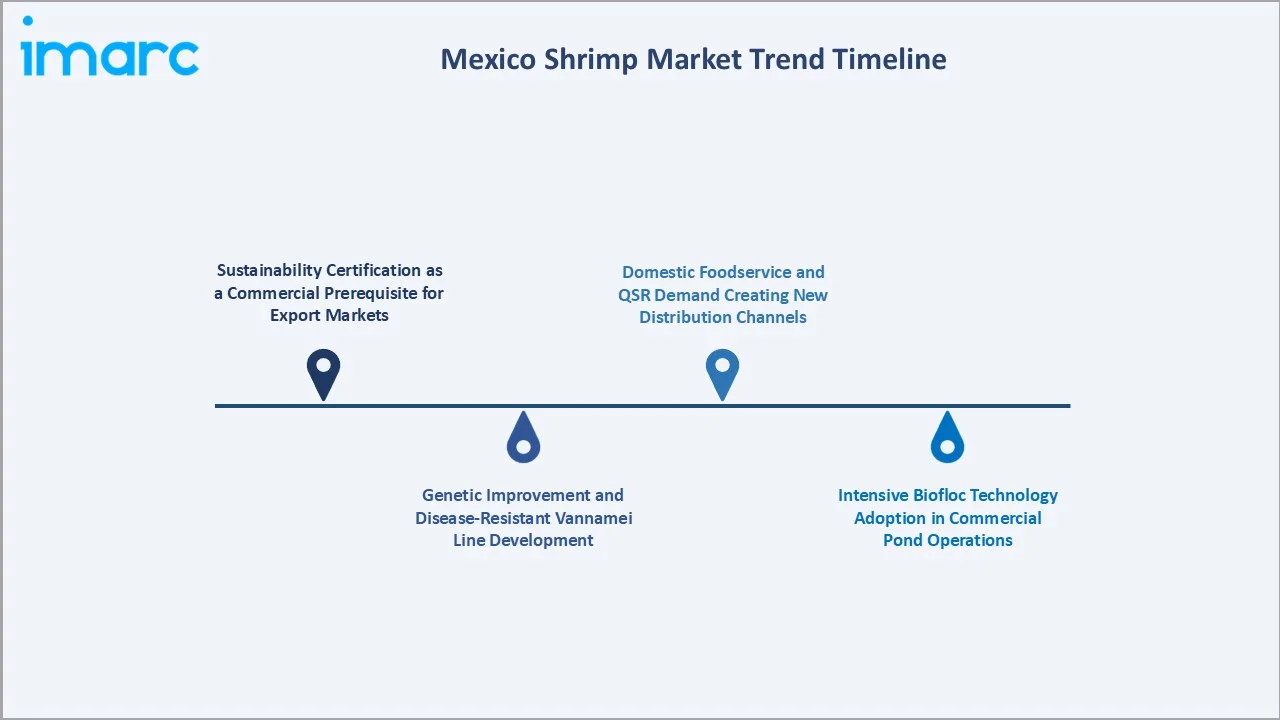 Mexico Shrimp Market Trend Timeline