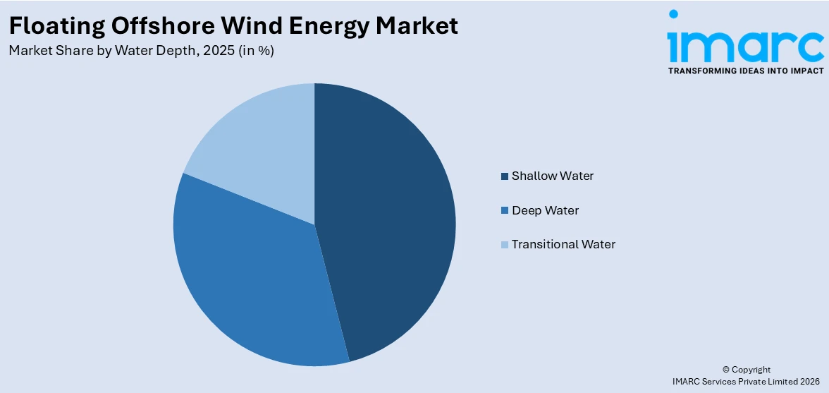 Floating Offshore Wind Energy Market By Water Depth