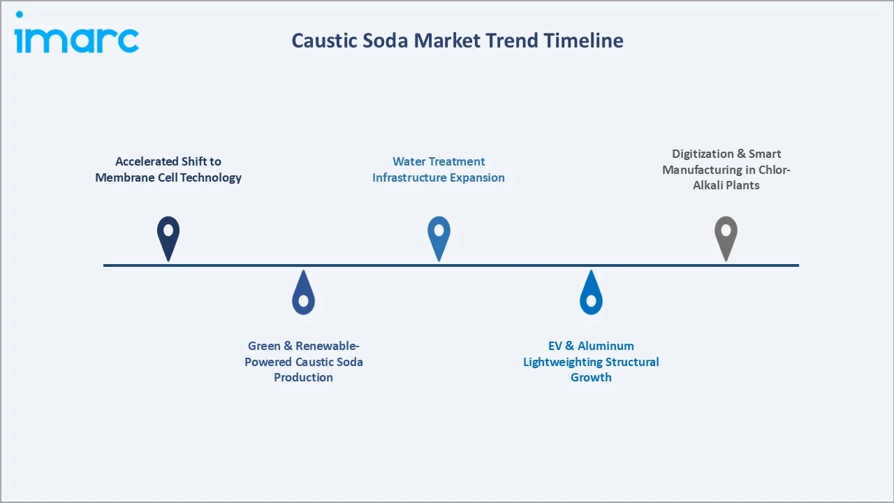 Caustic Soda Market Trend Timeline