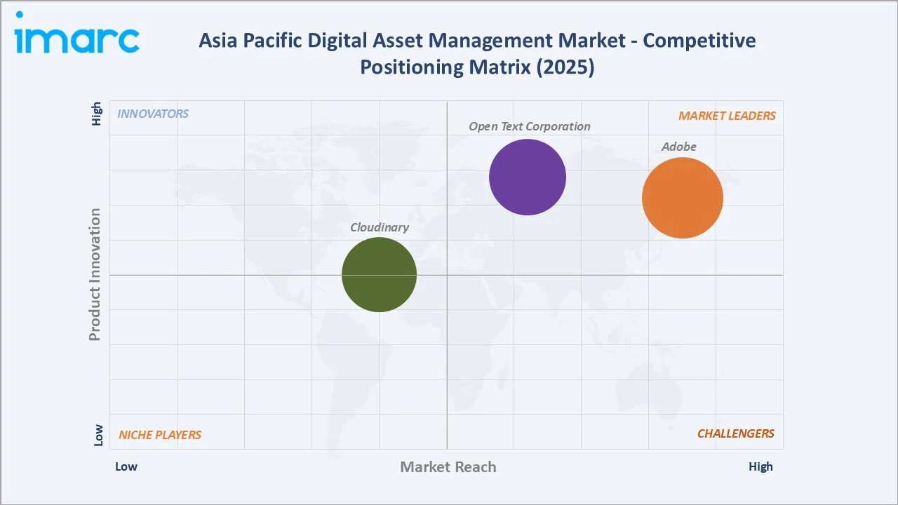 Asia Pacific Digital Asset Management Market Competitive Positioning Matrix
