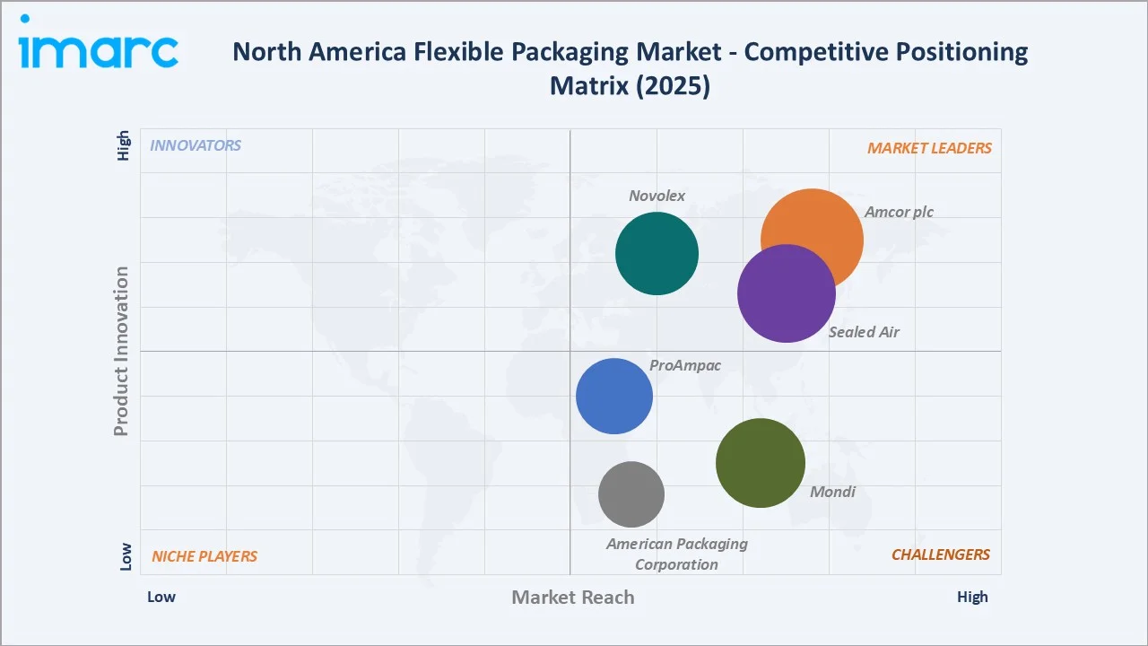 North America Flexible Packaging Market Competitive Positioning Matrix