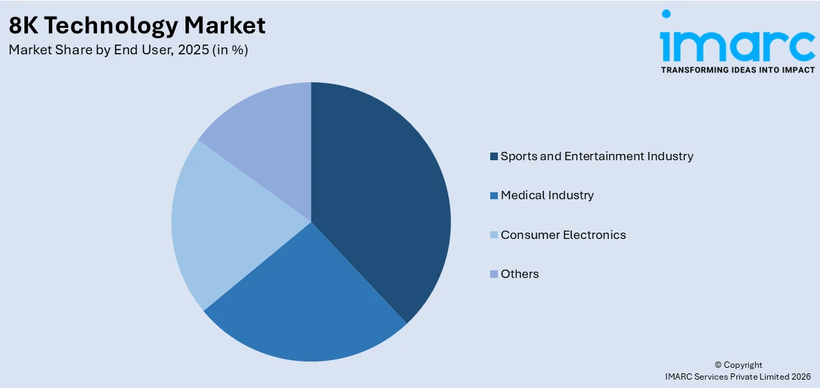 8K Technology Market By End User