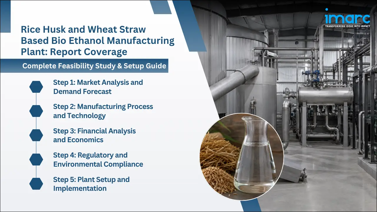 Rice Husk and Wheat Straw Based Bio Ethanol Manufacturing Plant Project Report