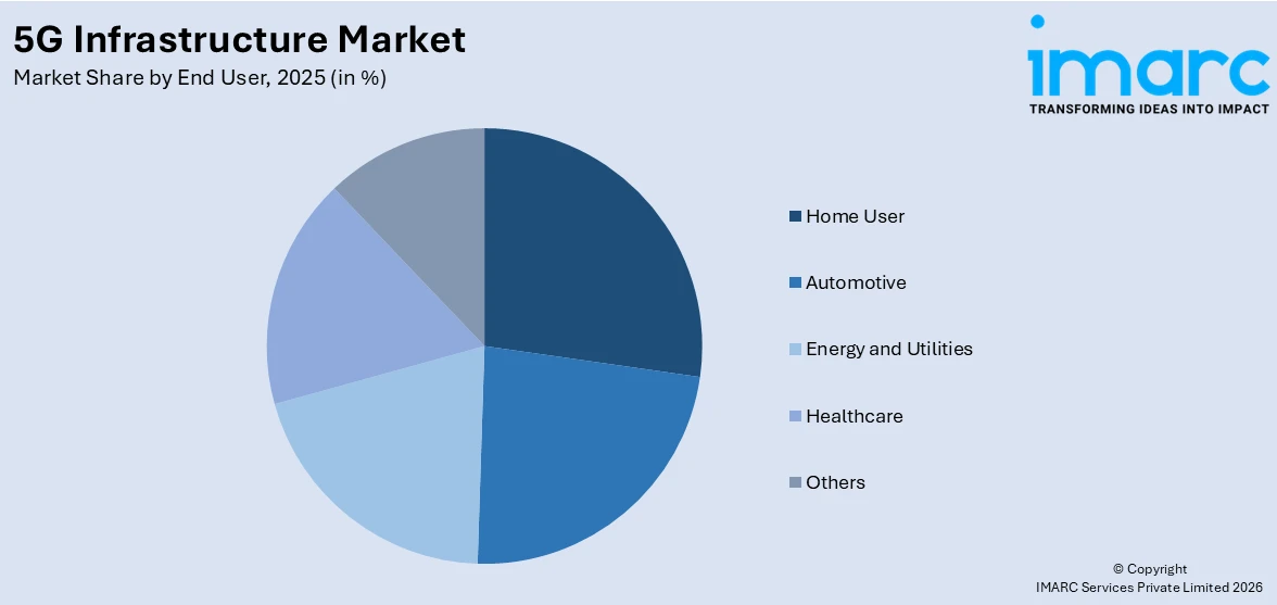 5G Infrastructure Market By End User