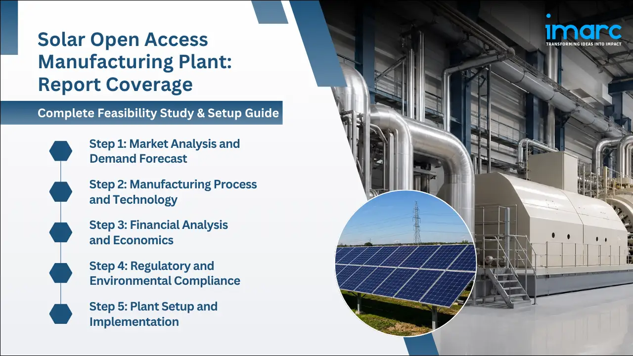 Solar Open Access Manufacturing Plant Project Report