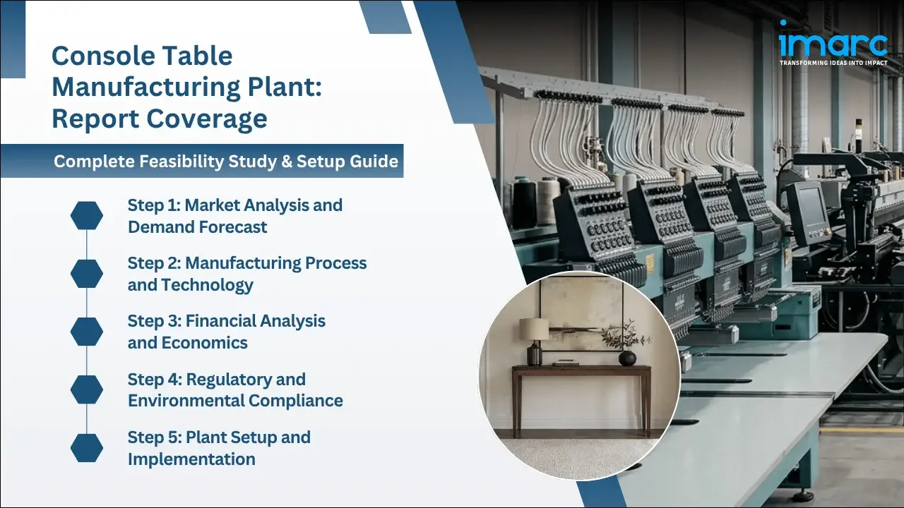 Console Table Manufacturing Plant Project 