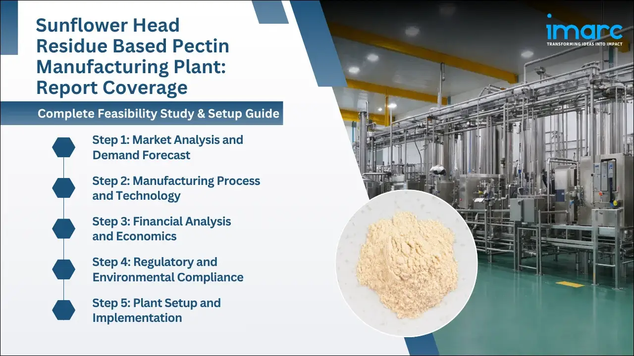 Sunflower Head Residue Based Pectin Manufacturing Plant Project Report