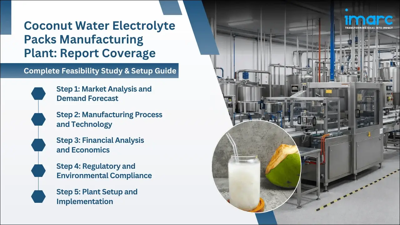 Coconut Water Electrolyte Packs Manufacturing Plant Project Report