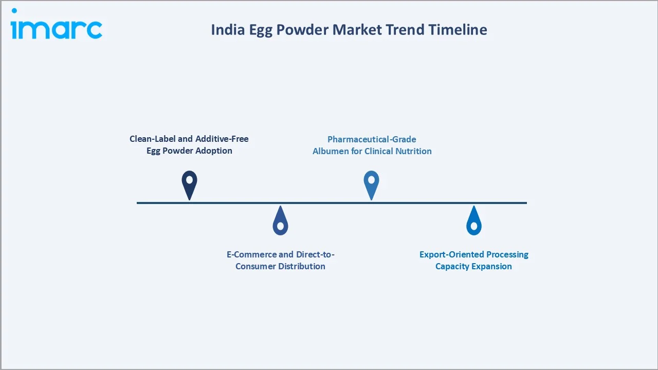 India Egg Powder Market Trend Timeline