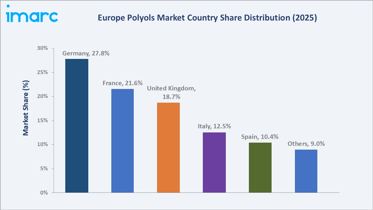 Europe Polyols Market by Region