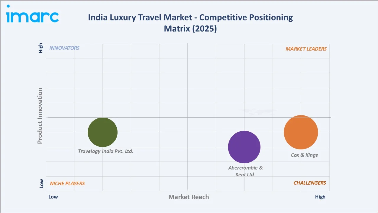 India Luxury Travel Market By Competitive Positioning Matrix
