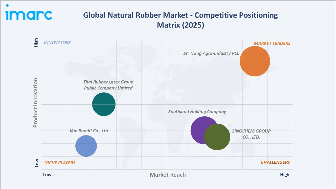 Natural Rubber Market Competitive Positioning Matrix