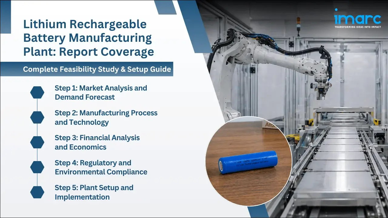 Lithium Rechargeable Battery Manufacturing Plant Project Report
