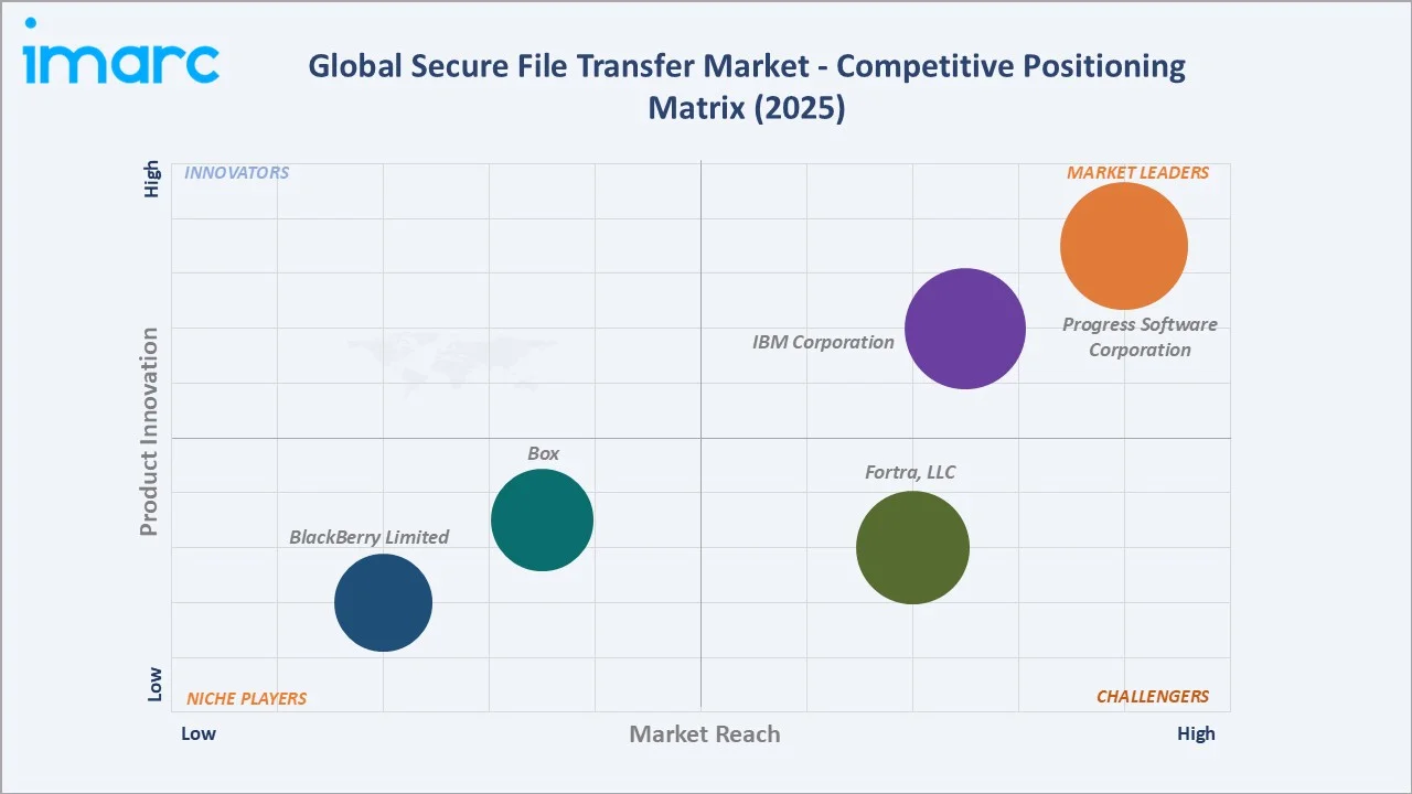 Secure File Transfer Market By Competitive Positioning Matrix