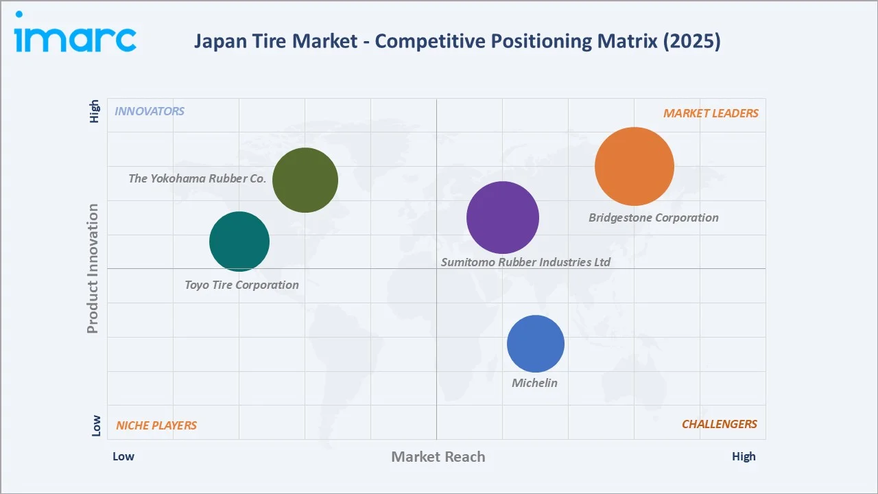 Japan Tire Market By Competitive Positioning Matrix