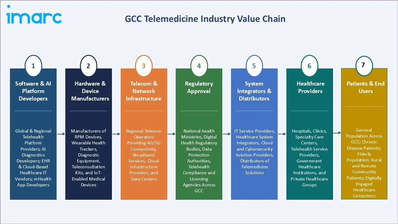 GCC Telemedicine Market Value Chain