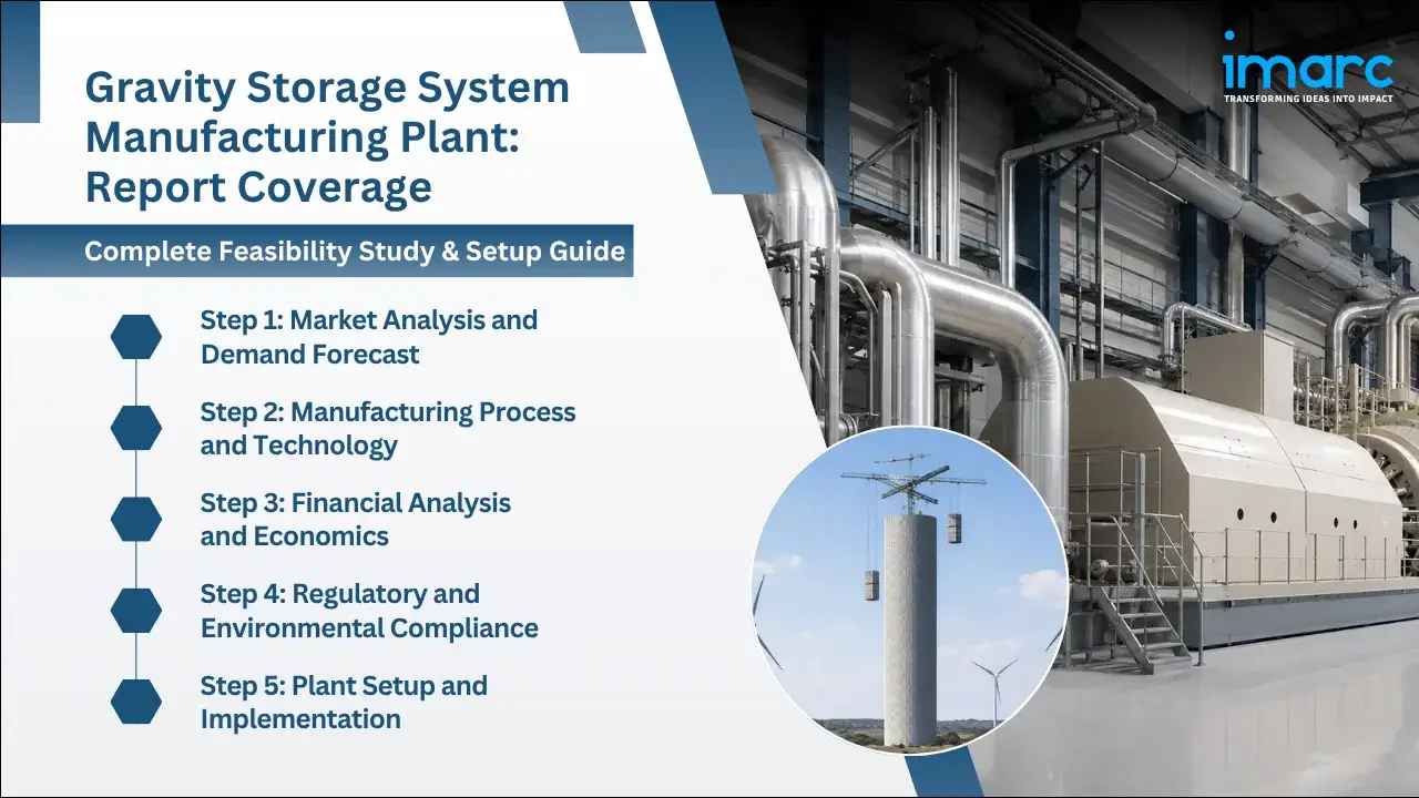 Gravity Storage System Manufacturing Plant Project Report