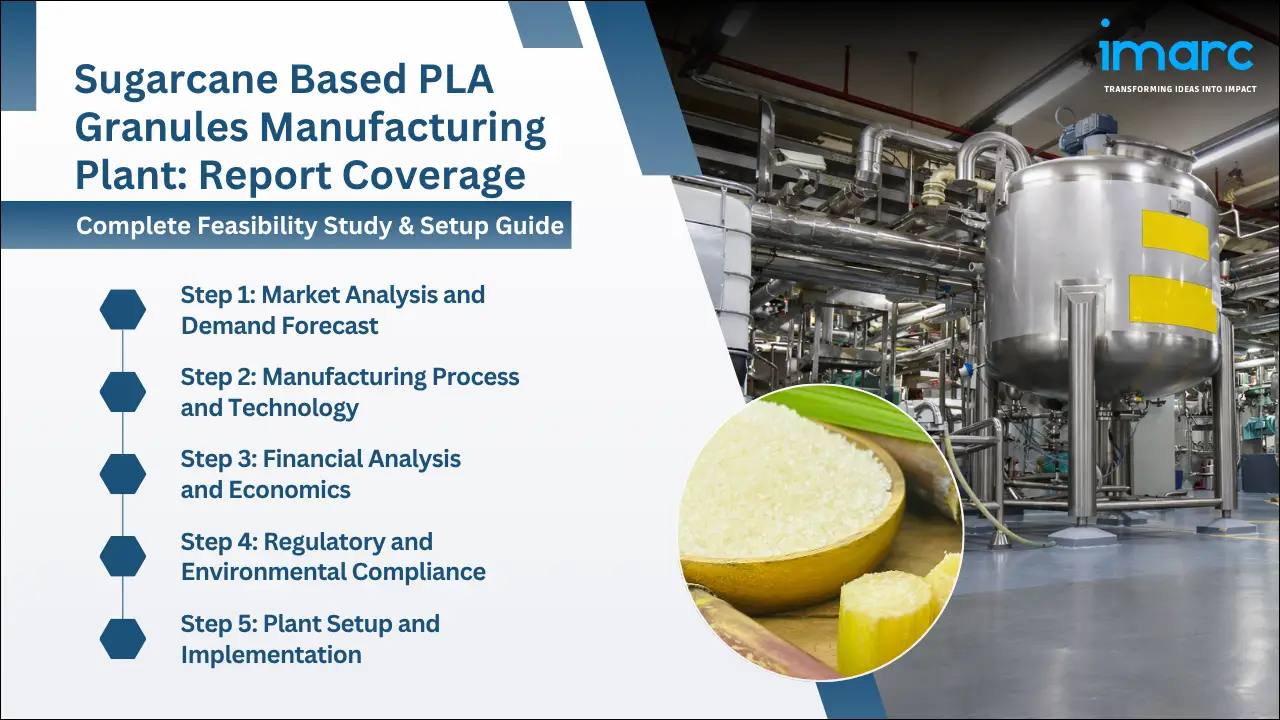 Sugarcane Based PLA Granules Manufacturing Plant