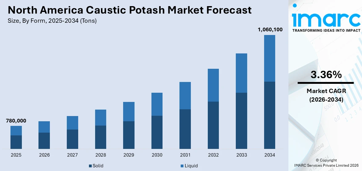 North America Caustic Potash Market Size