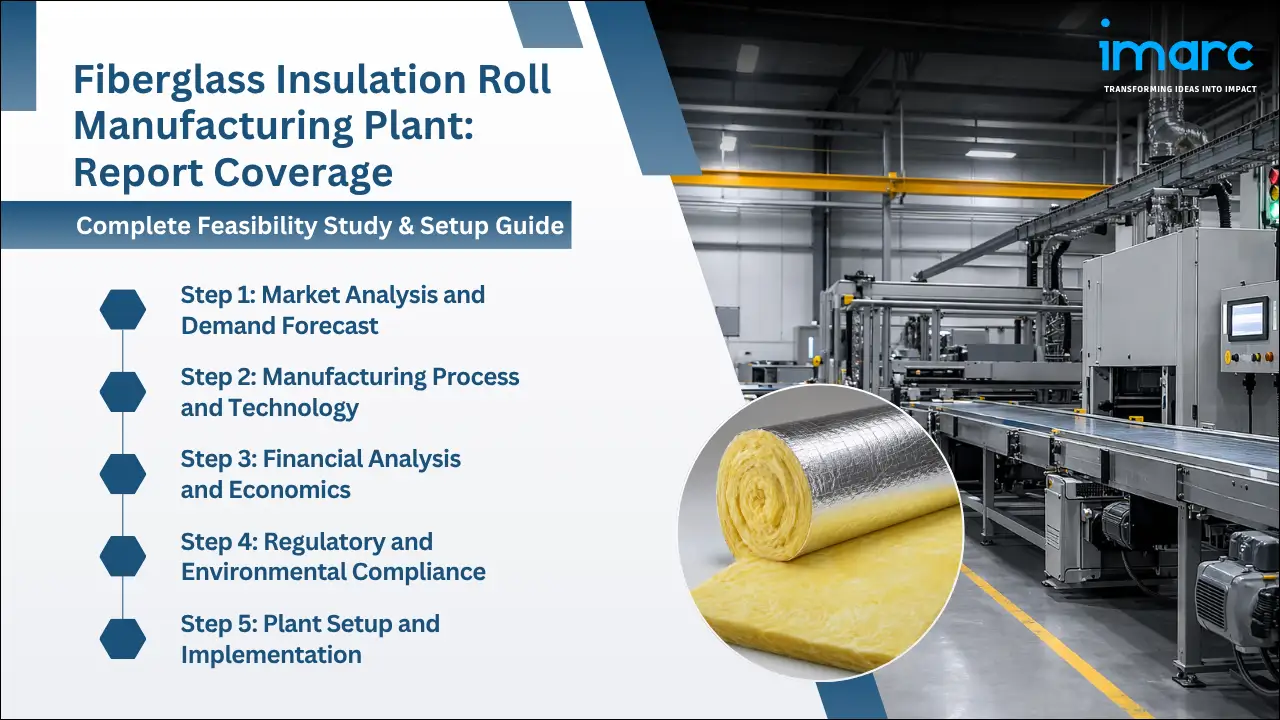 Fiberglass Insulation Roll Manufacturing Plant