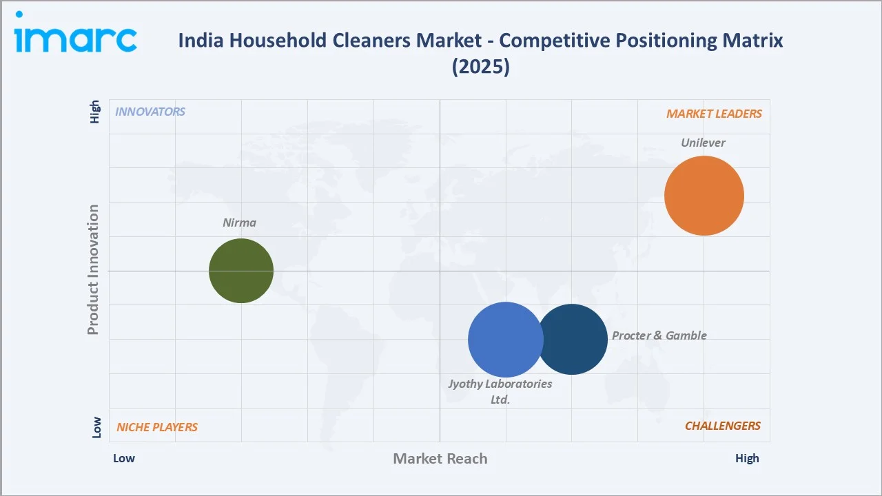 India Household Cleaners Market Competitive Positioning Matrix